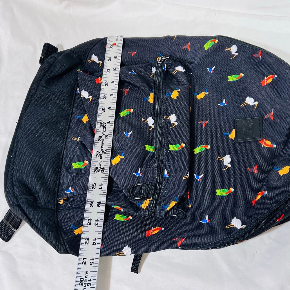 Vans Tiburon Wild Birds Classic Backpack Book Bag School Laptop New - Picture 8 of 8